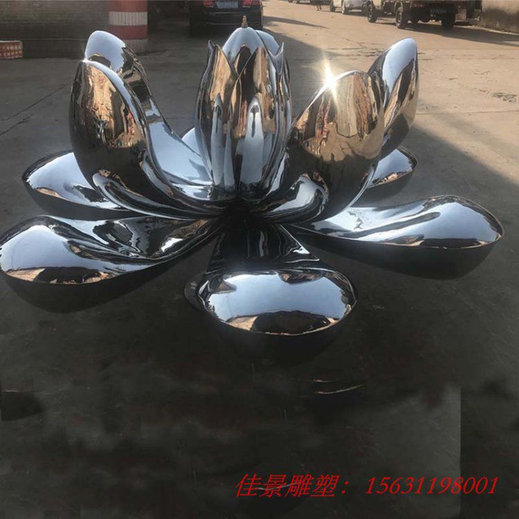 大型不锈钢雕塑荷花雕塑城市园林景观莲花雕塑 (5) 大型不锈钢雕塑荷花雕塑城市园林景观莲花雕塑 (5)