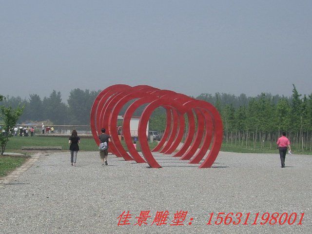 不锈钢心形拱门,公园景观雕塑 不锈钢心形拱门,公园景观雕塑