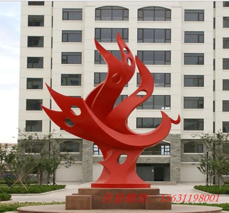 抽象飞翔的凤凰雕塑公园不锈钢凤凰雕塑 (2) 抽象飞翔的凤凰雕塑公园不锈钢凤凰雕塑 (2)