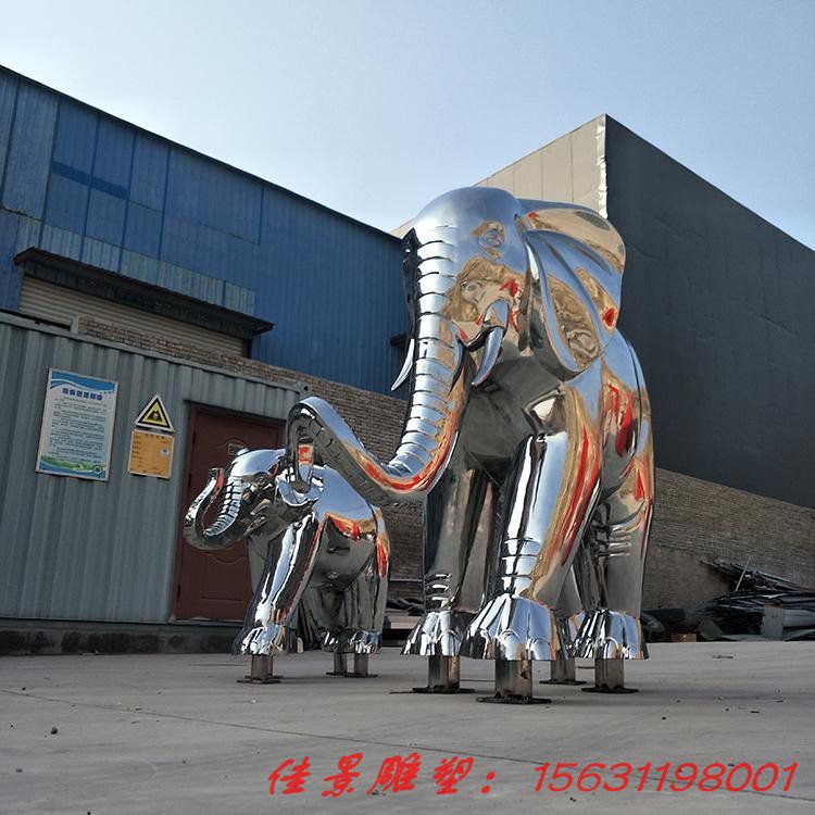 不锈钢大象雕塑 大型金属仿真摆件 动物雕塑厂 (3) 不锈钢大象雕塑 大型金属仿真摆件 动物雕塑厂 (3)