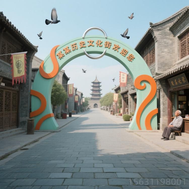 艺术拱门雕塑展示 (31)