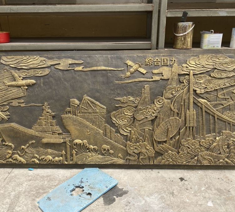 富瑞精典雕塑加工制作 博物馆纪念馆抗疫玻璃钢浮雕 (2)