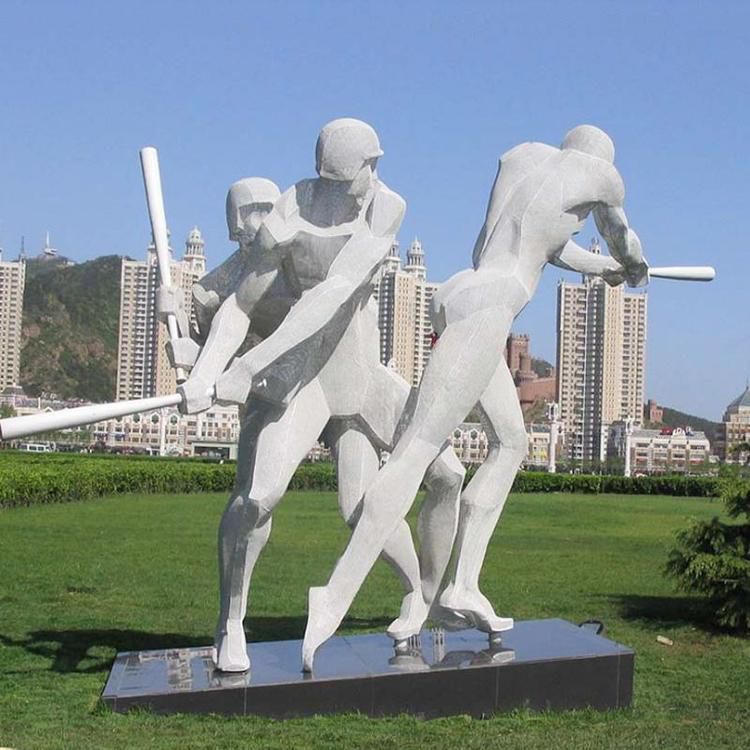 不锈钢抽象人物雕塑学校公园广场景观金属发光雕塑摆件装饰品定制 (3)