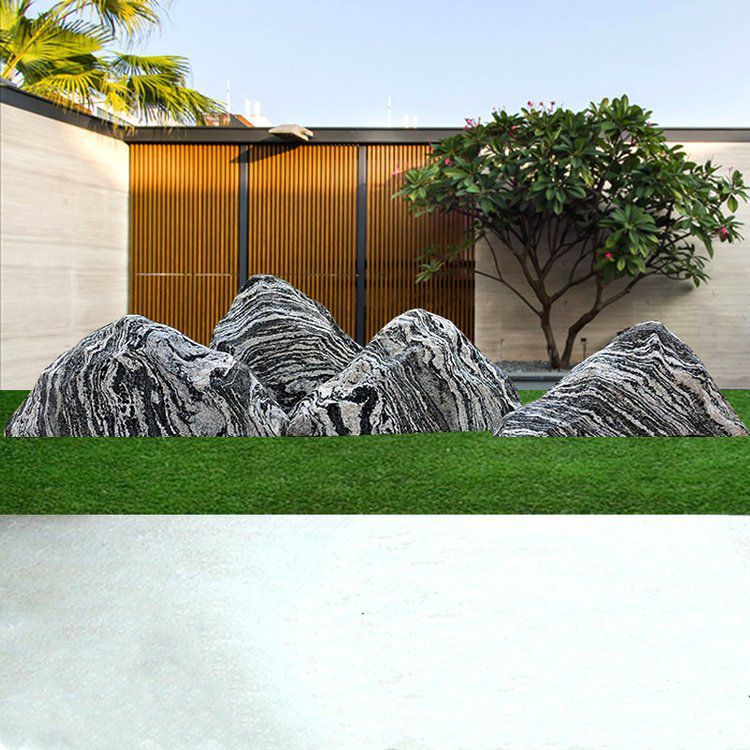 厂销雪浪石切片 泰山石片石 大型刻字石 园林造景组合景观石 (3) 厂销雪浪石切片 泰山石片石 大型刻字石 园林造景组合景观石 (3)