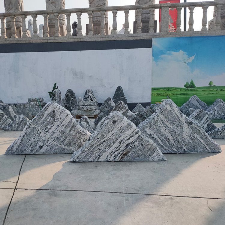 厂销雪浪石切片 泰山石片石 大型刻字石 园林造景组合景观石 (7) 厂销雪浪石切片 泰山石片石 大型刻字石 园林造景组合景观石 (7)
