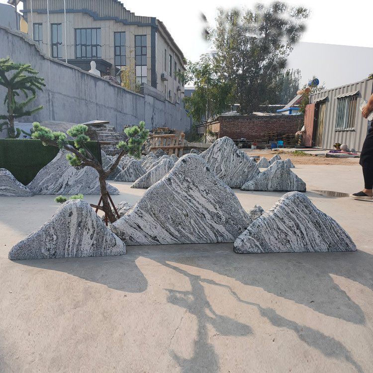 厂销雪浪石切片 泰山石片石 大型刻字石 园林造景组合景观石 (1) 厂销雪浪石切片 泰山石片石 大型刻字石 园林造景组合景观石 (1)