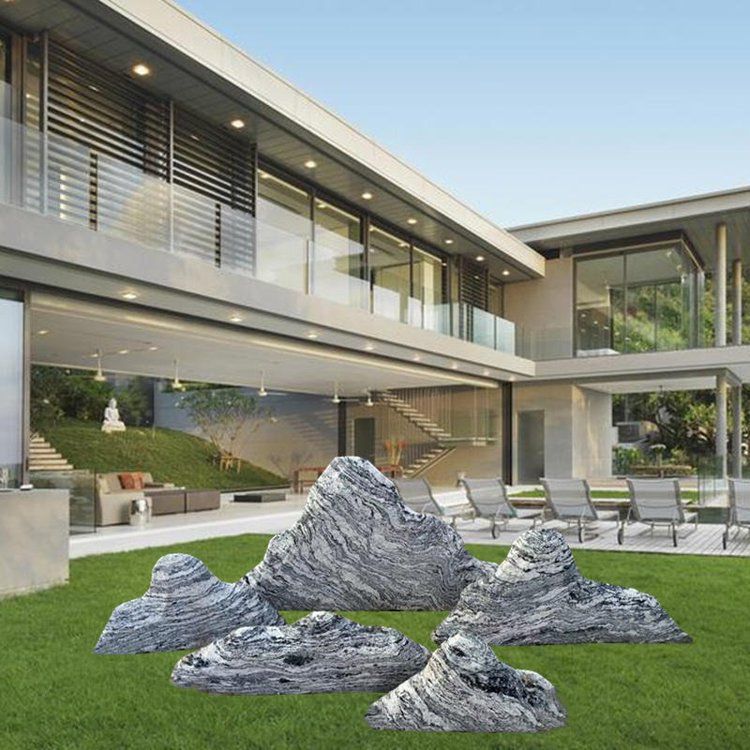 厂销雪浪石切片 泰山石片石 大型刻字石 园林造景组合景观石 (5) 厂销雪浪石切片 泰山石片石 大型刻字石 园林造景组合景观石 (5)