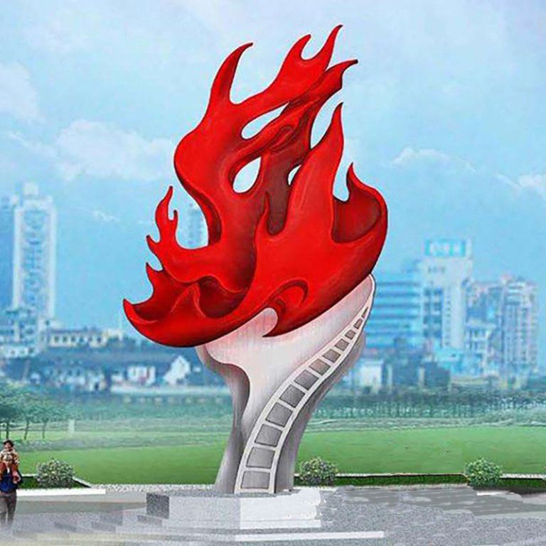 火炬火苗火焰雕塑 (18) 火炬火苗火焰雕塑 (18)