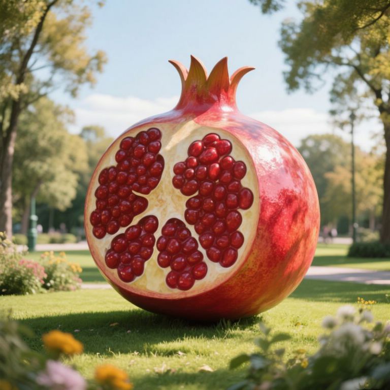 石榴雕塑设计中如何融入地域文化元素