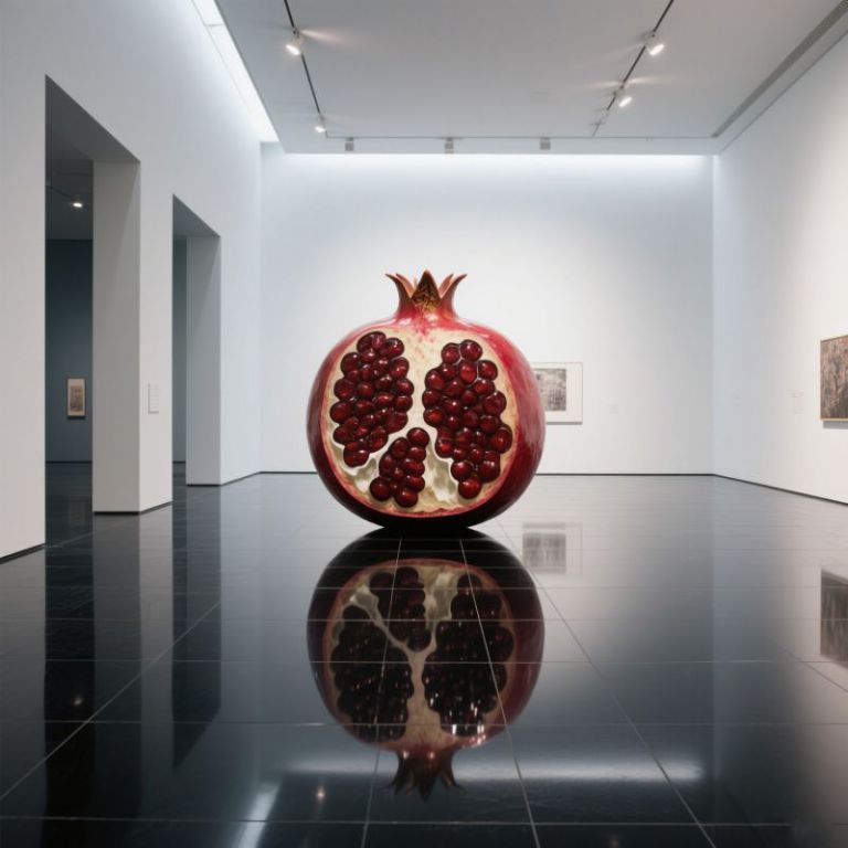 石榴雕塑的肌理与细节设计如何凸显主题质感