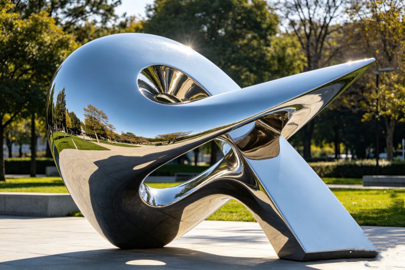 抽象造型 不锈钢景观雕塑厂家